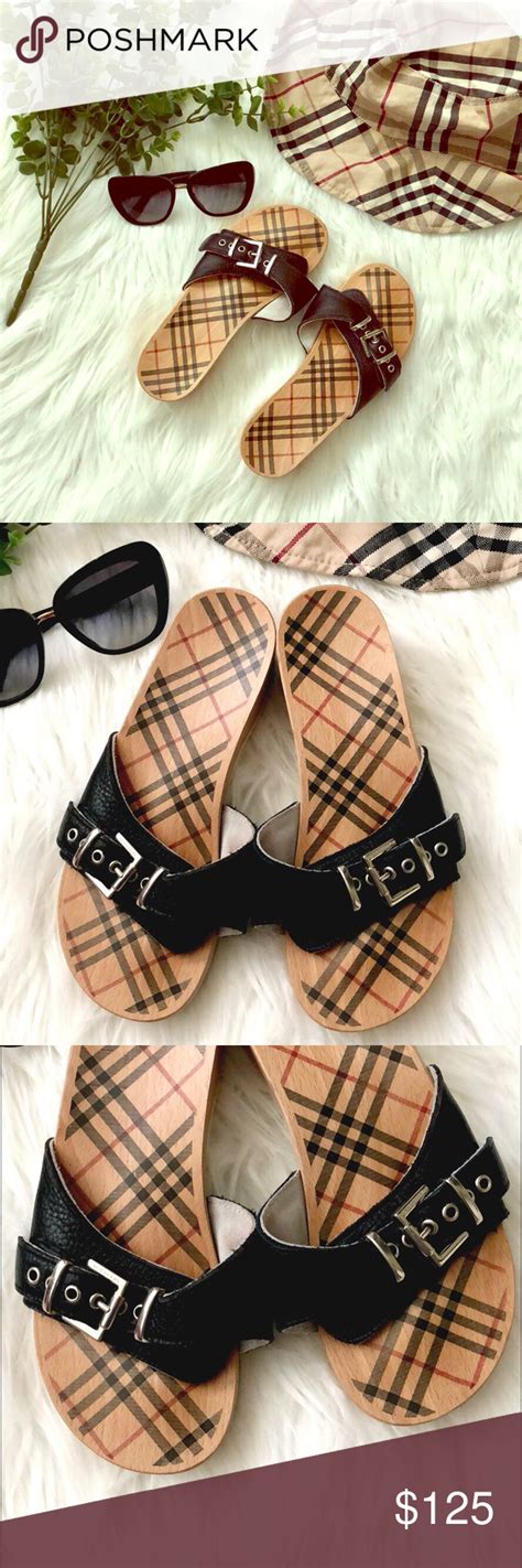 burberry wooden clogs|burberry slides outfit.